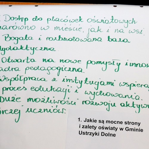 Rozmowy o edukacji w naszej gminie